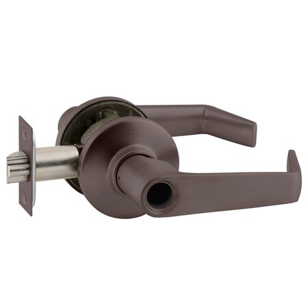 Schlage Grade 2 Tubular Lock, Entrance/Office Function, Less Cylinder, Saturn Lever, Oil-Rubbed Bronze Finis S51LD SAT 613